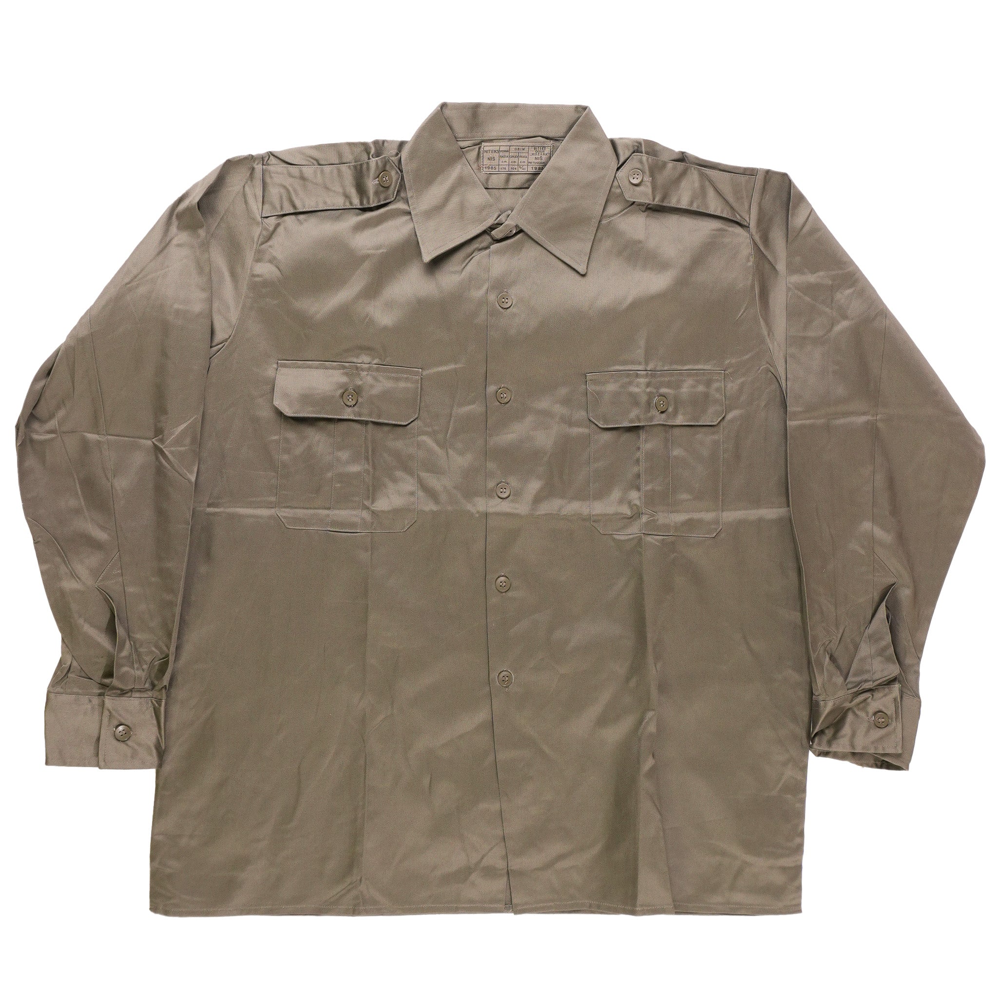 Unissued Yugoslav People's Army OD Green Field Shirt