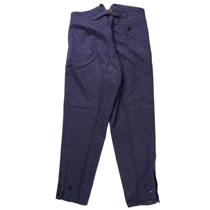 Issued Swiss Buckle-Back Wool Pants