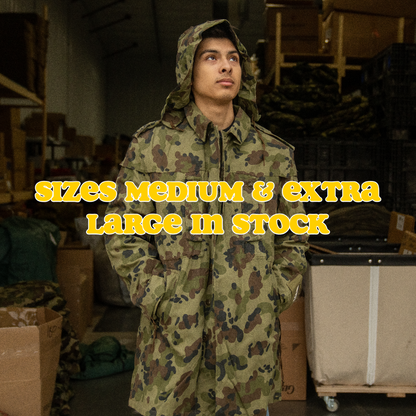 Issued Romanian M1990 Leaf Camouflage Parka w/Liner