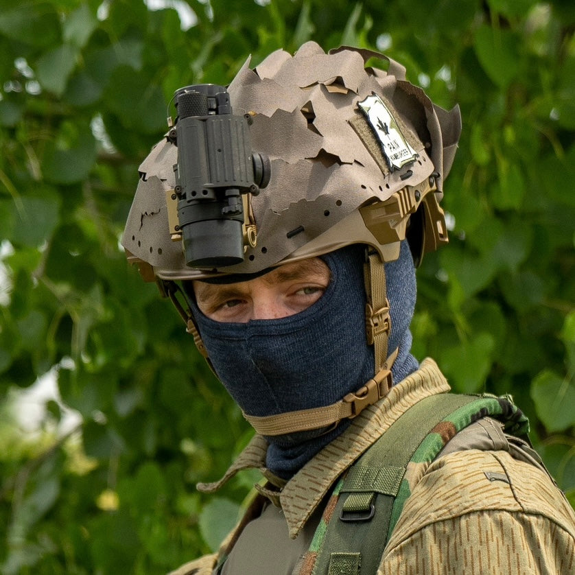 Blue/Grey Belgian Balaclava