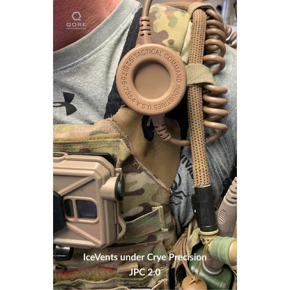 ICEVENTS® Plate Carrier Shoulder Pads - Classic [Heavy Loads] or Aero [Minimalist/Lighter Loads] (PowerMesh backing)