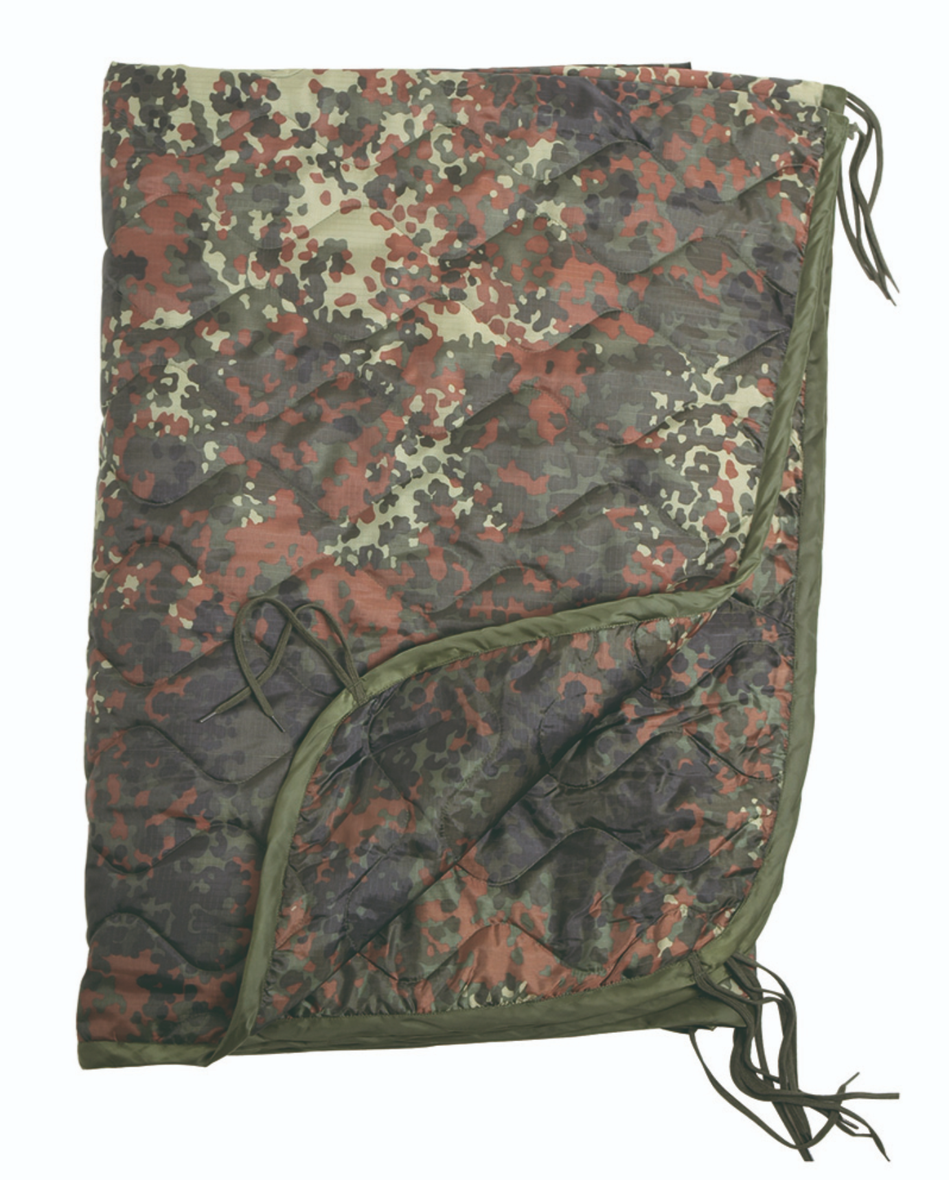 Mil-Tec Flecktarn Poncho Liner/Woobie w/Stuff Sack