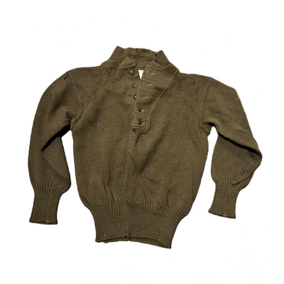 Vintage WWII USGI 5-Button Sweater