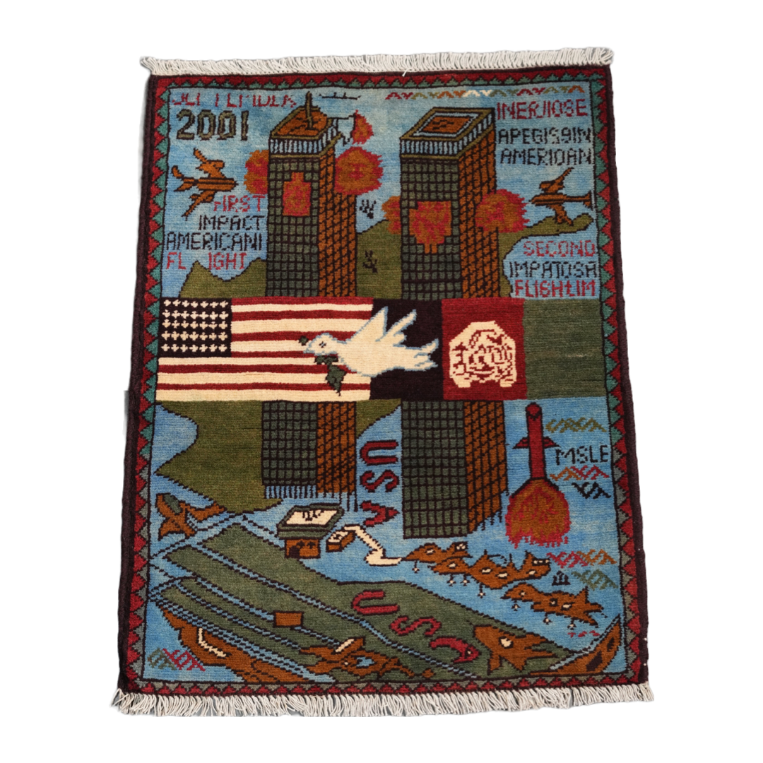 Afghan 9/11 Peace Rug-Americana Pipedream Apparel