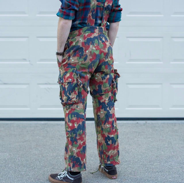 Issued TAZ 57 Alpenflage Field Pants w/ Suspenders