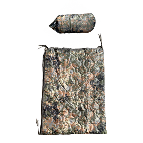 Mil-Tec Flecktarn Poncho Liner/Woobie w/Stuff Sack