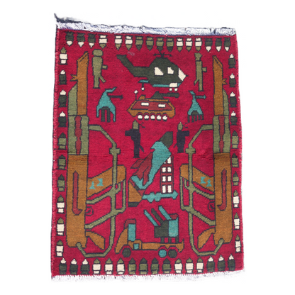 Afghan Double AK Pattern War Rug-Americana Pipedream Apparel